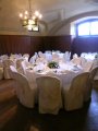 A wedding table in the cellars